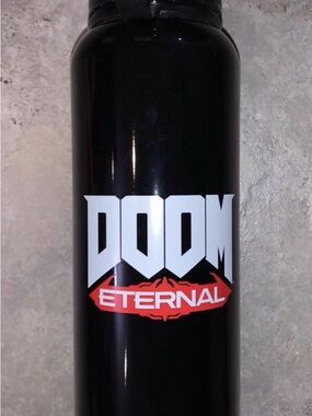 DOOM Eternal Black Water Bottle